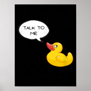 Affiche Débogage de canard en caoutchouc