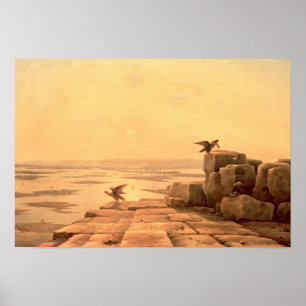 Affiche Débordement du Nil, 1842