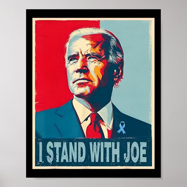 Affiche Debout Avec Joe Support Énoncé De Campagne De Ruba (Devant)