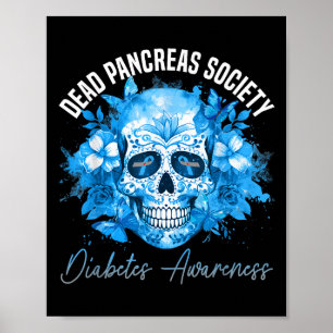 Affiche Debout Pancreas Société Sensibilisation au diabète
