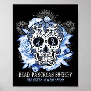 Affiche Debout Pancreas Société Sensibilisation au diabète