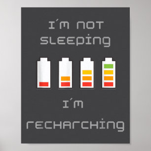 Affiche Débranché &amp; Énergisé_ Conception de batterie c
