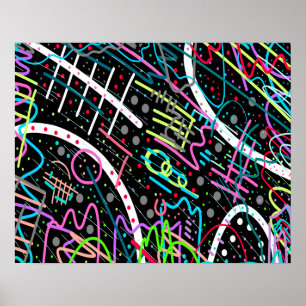 Affiche Débris spatiaux