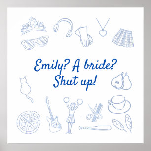 Affiche Début 2000's Movie Princess Bachelorette Custom