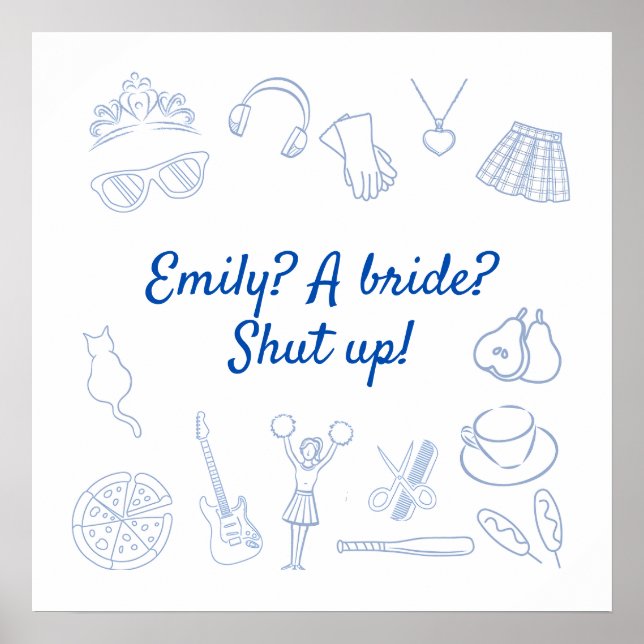 Affiche Début 2000's Movie Princess Bachelorette Custom (Devant)