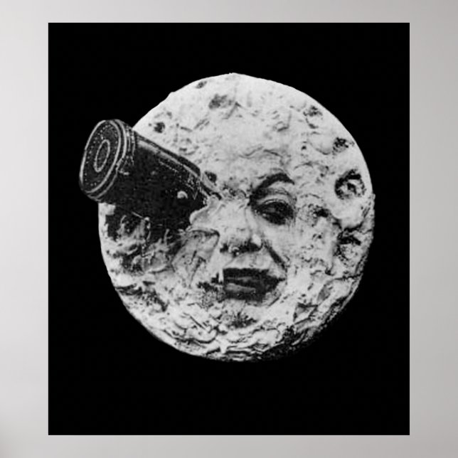 Affiche DÉBUT DU CINÉMA Un voyage vers la Lune Par Georges (Devant)