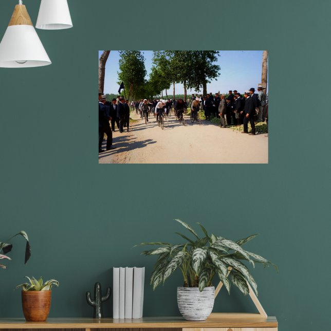 Affiche Début du premier Tour de France vers 1903 (Salon 1)