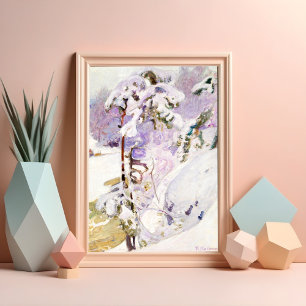 Affiche Début du printemps, Pekka Halonen Beaux-Arts