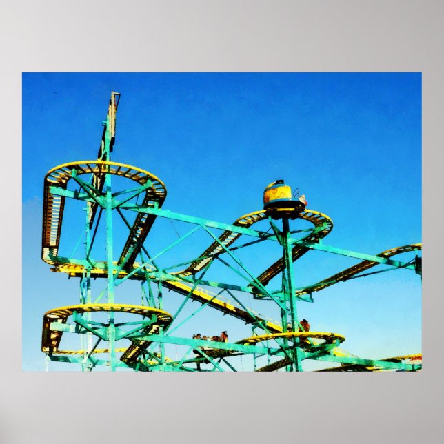 Affiche DÉBUT MOINS DE 20 $ - Dessous de verre à rouleaux (Devant)