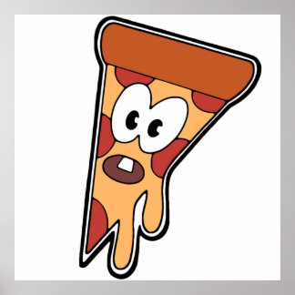 Affiche Décal de pizza Invader Zim