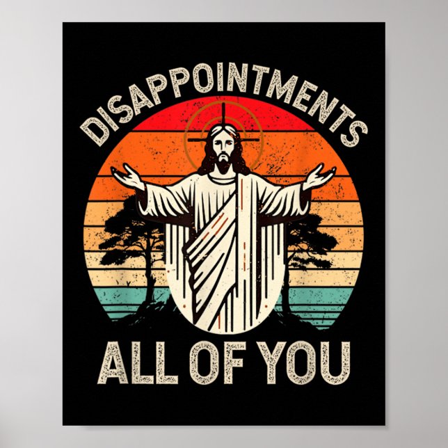 Affiche Déception Rétro Vous Tous Christian Jesus Hu (Devant)