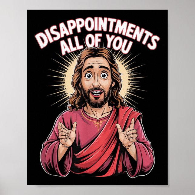 Affiche Déceptions tout ce que vous Jésus Christianisme F (Devant)