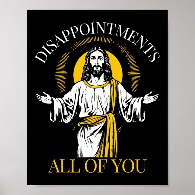 Affiche Déceptions vous tous j'ai vu ce Jésus drôle  (Devant)