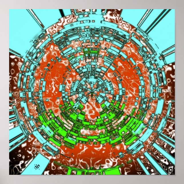 Affiche Décès De L'Atlantide - Pareidolia motif (Devant)