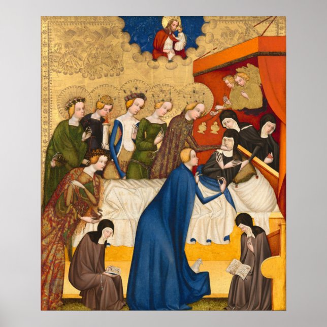 Affiche Décès de Saint Clare - Heiligenkreuz Fine Art (Devant)