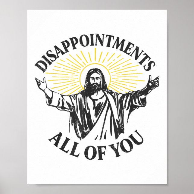 Affiche Décevez Jésus Vous Tous Mème Chrétien Ea (Devant)