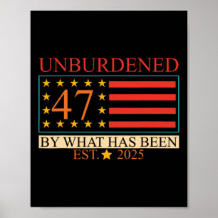 Affiche Déchargé 47 de ce qui a été Ét. 2025 Trump États-U
