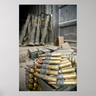 Affiche Décharge de munitions