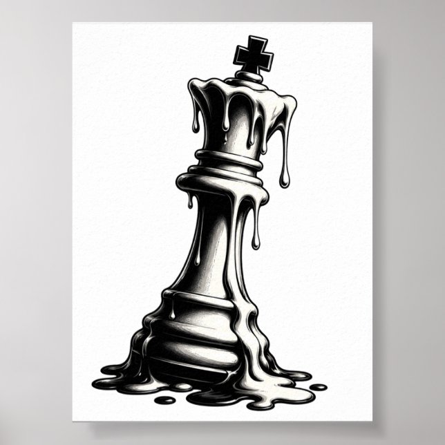 Affiche d'échecs (Devant)