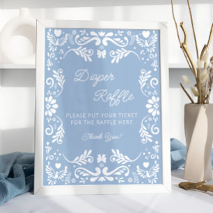 Affiche Déchets de Baby shower mexicain Cielito Lindo