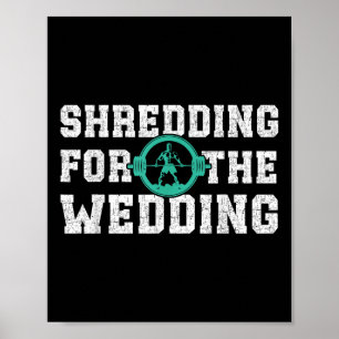 Affiche Déchiquetage Pour Le Mariage Workout Célibataire G