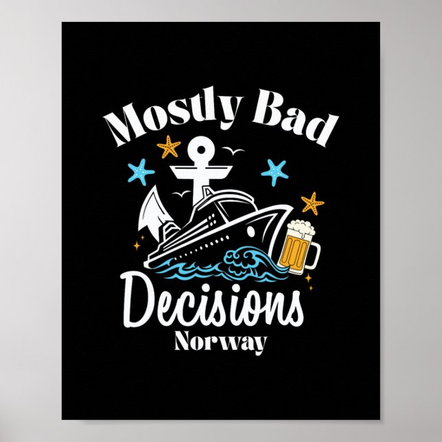 Affiche Décisions Mostly D Norvège Spring Break  (Devant)