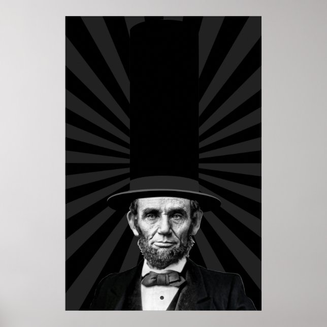 Affiche Déclaration de mode présidentielle Abraham Lincoln (Devant)