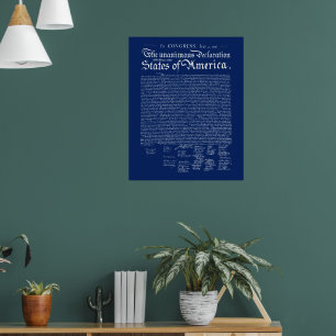 Affiche Déclaration d'indépendance des États-Unis