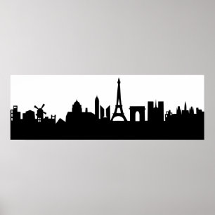 Affiche deco d'horizon de Paris
