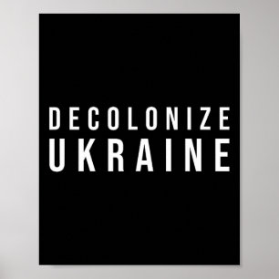 Affiche Décoloniser l'Ukraine