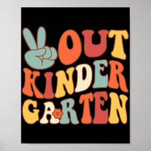 Affiche Déconnexion jardin d'enfants Derniers jours école