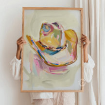 Décor Casquette Cowgirl, Western Ranch Pastel