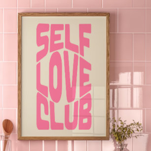 Affiche Décor Club Self Love Print OEuvre murale tendanc