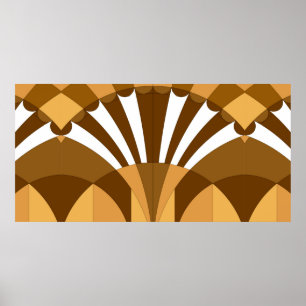 Affiche Décor d'art vintage motif