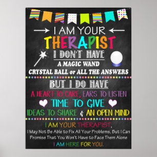 Affiche Décor de bureau du thérapeute