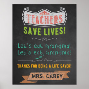 Affiche Décor de classe - Appréciation de l'enseignant