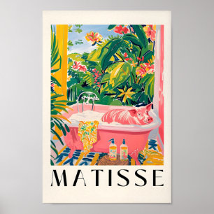 Affiche Décor De Ferme Rose Pour Salle De Bain, Cochon Dan