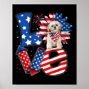 Affiche Décor de Juillet Amour Patriotique Chih Tzu Chien