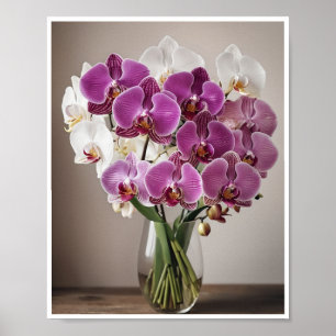Affiche Décor de la chambre Bouquet Fleur Orchidée fraîche
