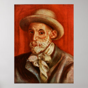 Affiche Décor de l'Académie Sombre Renoir Autoportrait d'A