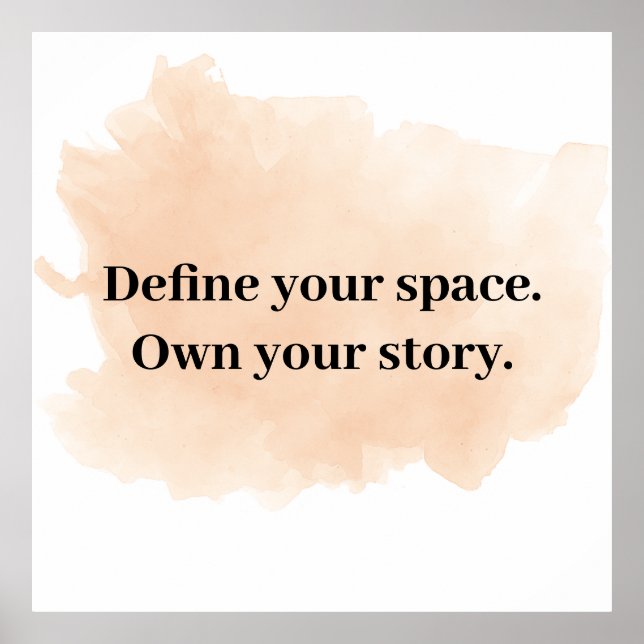 Affiche Décor de mur de relevé - Devis pliant pour élégant (Devant)