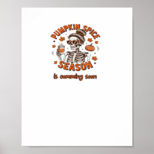 Affiche Décor de Thanksgiving citrouille - Cadeau pour Tha