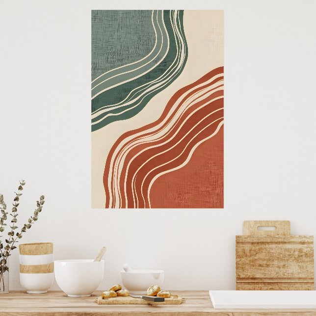 Affiche Décor D'Inspiration Naturelle Moderne (Cuisine)