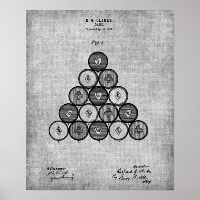 Affiche Décor du mur de la salle de billard Imprimer 1 bil (Devant)