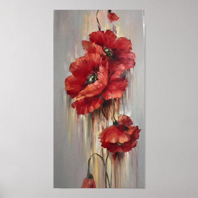 Affiche Décor floral (Devant)