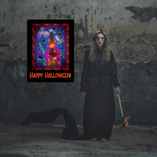 Affiche Décor Halloween Éffrayant personnalisé