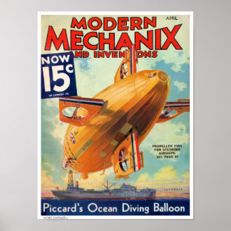 AFFICHE DÉCOR : ILLUSTRATION DE MAGAZINE VINTAGE