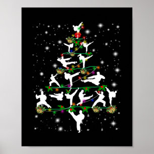 Affiche Décor karaté Arbre de Noël Ornements personnalisés