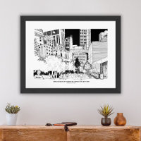 Décor moderne de la maison NYC Voyage Croquis Mur