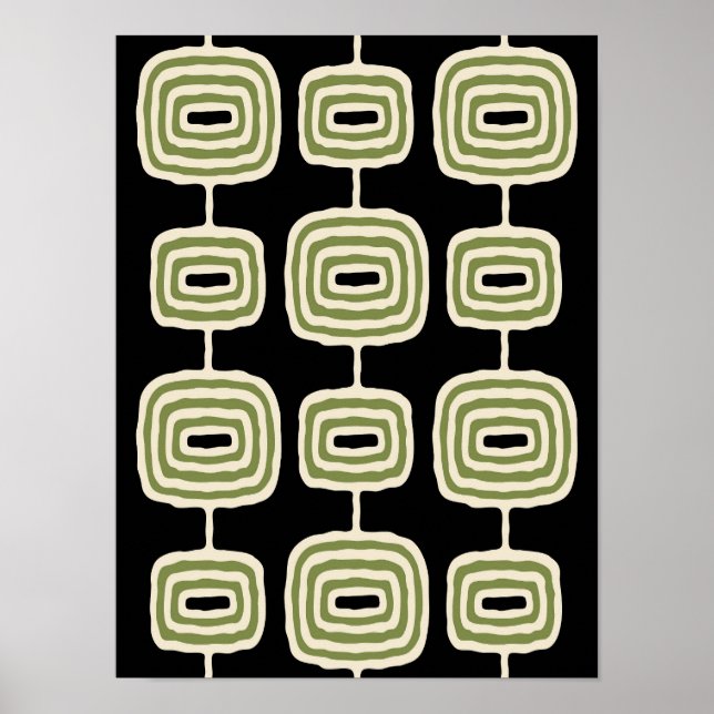 Affiche Décor Moderne Du Milieu Du Siècle (Devant)